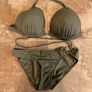 Brand New Venus Bikini - Green - Bottoms size 14 - Top 34G/36DDD Adjustable